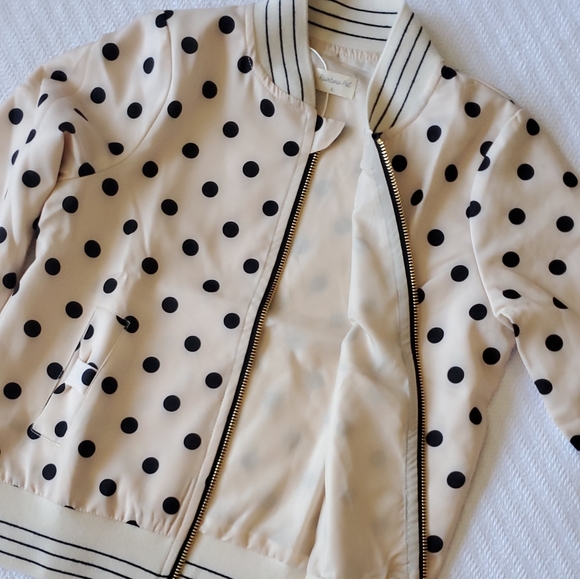 Girls Boutique Polka Dot lightweight Jacket - Picture 5 of 6